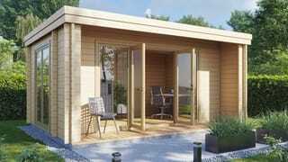 Tuin kantoor/studio